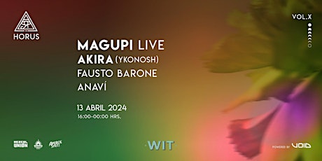 Horus Sessions Vol. X w/MAGUPI (Portugal)  Live