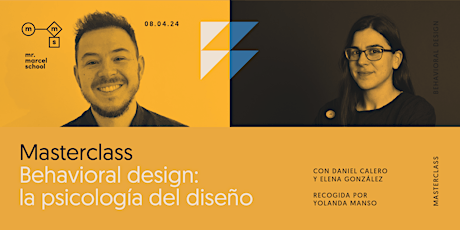 Masterclass Behavioral design: la psicología del diseño