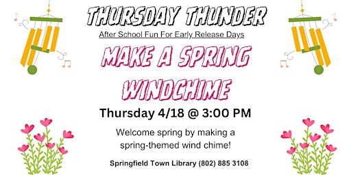 Primaire afbeelding van Thursday Thunder: Make a Spring Wind Chime