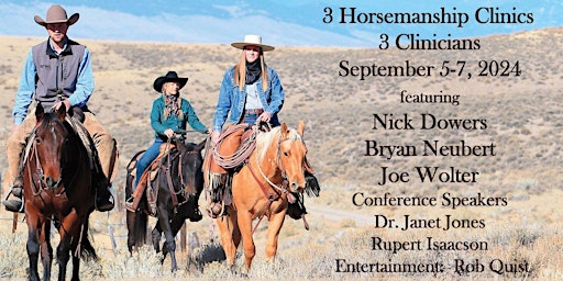 Horse to Human - the Next Generation in Horsemanship Clinics & Conference primary image