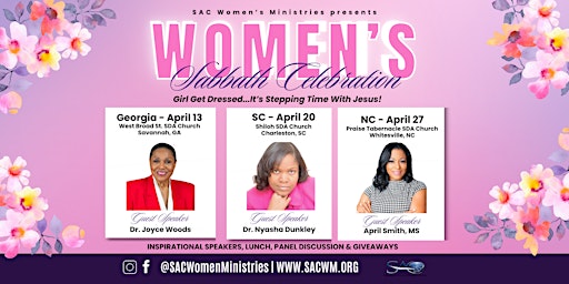 Imagem principal de SAC Women's Ministries Sabbath Celebration - Savannah, SC