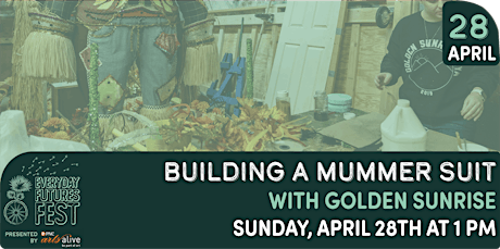 Building a Mummer Suit with Golden Sunrise N.Y.A.