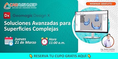 Primaire afbeelding van Geomagic Soluciones Avanzadas para Superficies Complejas  Mañana