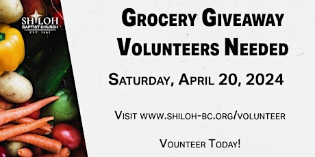 Grocery  Giveaway Volunteers
