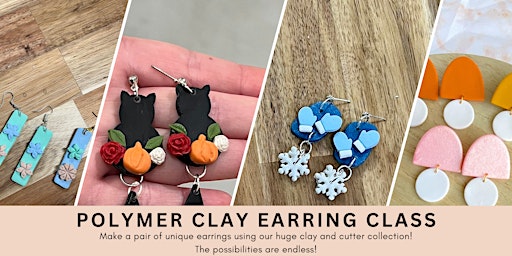 Polymer Clay Earring Class primary image