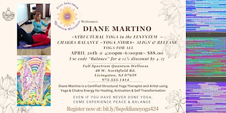 Structural Yoga with Diane Martino in Full Spectrum's 24-unit EESystem