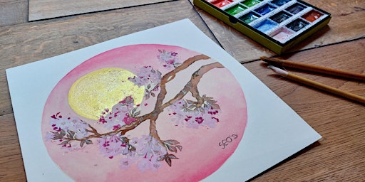 Primaire afbeelding van Japanese Painting Workshop - Golden Edition