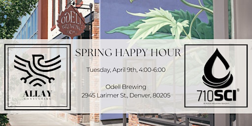 Primaire afbeelding van Allay + 710SCI/Rocky Mountain Reagent's April Happy Hour - Denver, CO