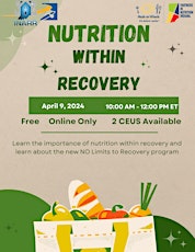 Nutrition within Recovery