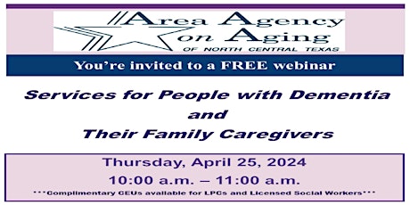 Services for People with Dementia and  Their Family Caregivers