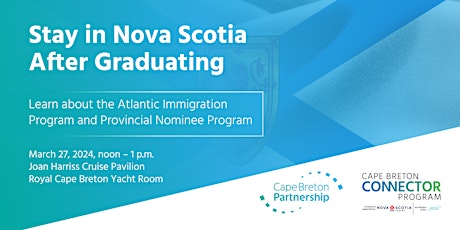 Stay in Nova Scotia After Graduating primary image