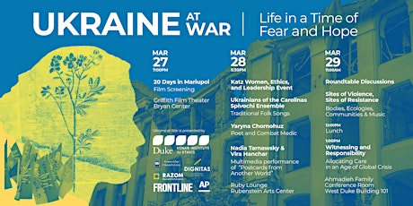 Ukraine at War: Life in a Time of Fear and Hope
