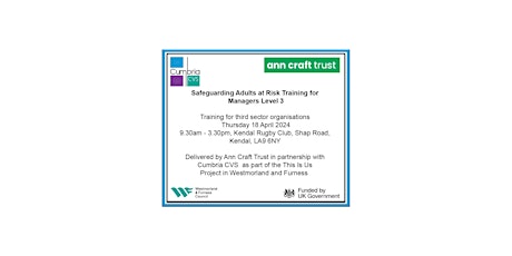 Safeguarding Adults at Risk Training for Managers Level 3
