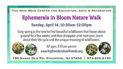 Ephemerals in Bloom Nature Walk