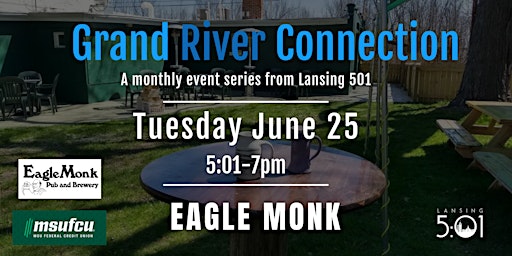 Imagem principal do evento June 2024 Grand River Connection: EagleMonk Pub and Brewery