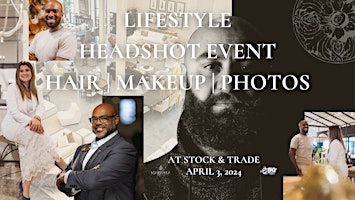 Imagem principal do evento Headshot Photo Event at Stock & Trade with Maranta Copy Co and Boo Media