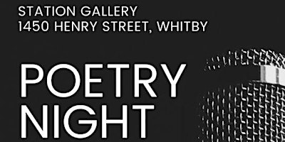 Zoom Event: Poetry Night at Station Gallery primary image