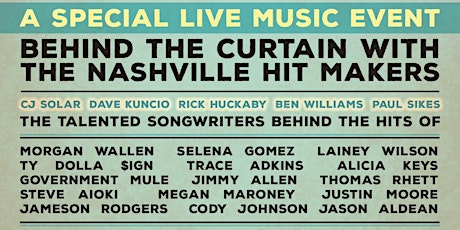 Behind the Curtain With the Nashville Hit Makers