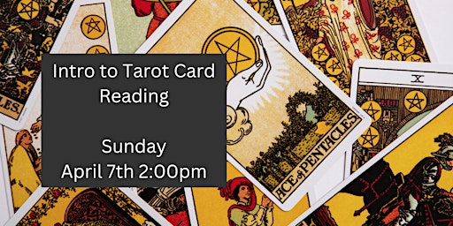 Imagem principal do evento Intro To Tarot Card Reading