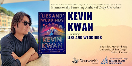 Kevin Kwan discussing LIES AND WEDDINGS primary image