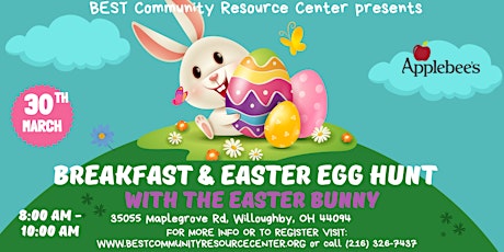 Breakfast with the Easter Bunny & Easter Egg Hunt