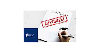 There is a Form for That! Exhibits and Amendments primary image