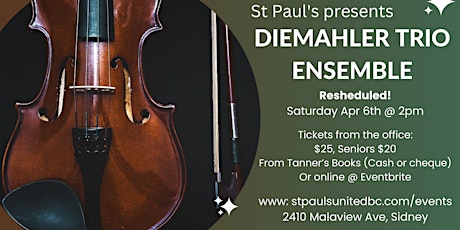 St Paul's presents: DieMahler Trio Ensemble