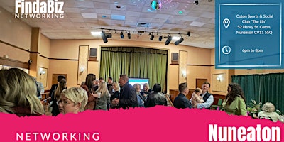 Imagem principal do evento FindaBiz Networking Nuneaton