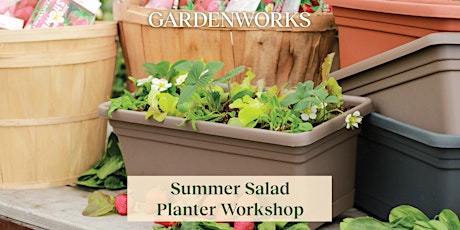 Summer Salad Planter  Workshop at GARDENWORKS North Shore