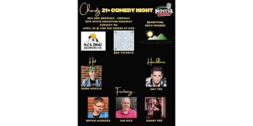 Charity Comedy Night @ Sea Dog Conway to benefit Jen's Friends! primary image