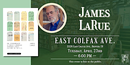 Immagine principale di James LaRue Live at Tattered Cover Colfax 