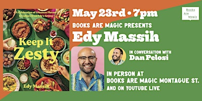 In-Store: Edy Massih: Keep It Zesty w/ Dan Pelosi primary image