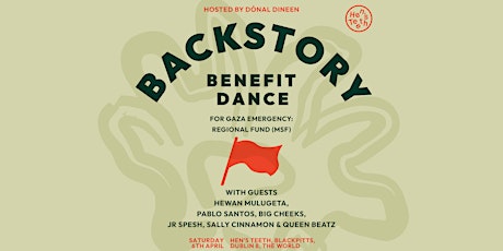 A Backstory Benefit Dance for Gaza Emergency: Relief Fund primary image
