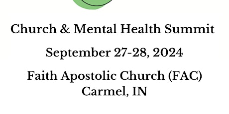Church & Mental Health Summit 2024