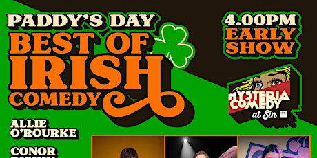 Imagem principal do evento Best of Irish Comedy - Paddy's Day Standup Show