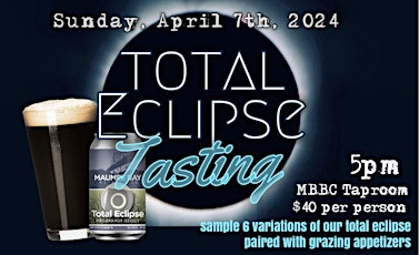 Eclipse tasting event