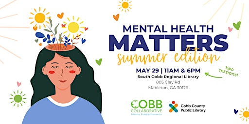 Imagem principal do evento Mental Health Matters: Summer Edition