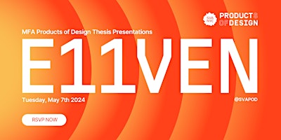 Imagem principal do evento 2024 MFA Products of Design Thesis Presentations