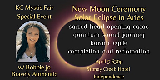 Immagine principale di New Moon Ceremony ~ Solar Eclipse in Aries 