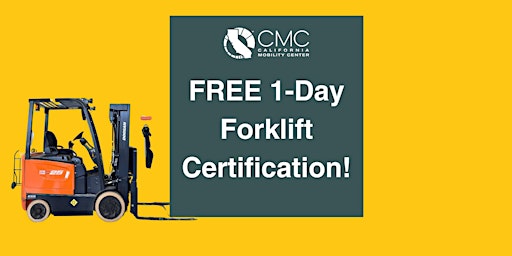 FREE 1-Day Forklift Certification Training 4/26/24 primary image