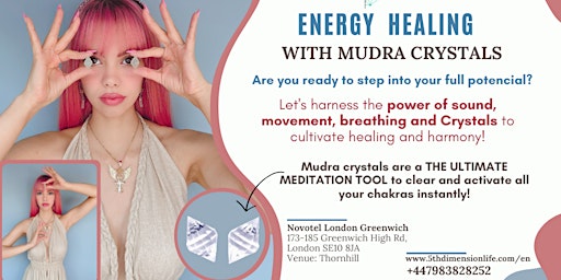 Imagem principal do evento Energy Healing with Mudra Crystals