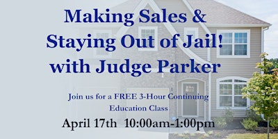 Imagem principal de Making Sales & Staying Out of Jail with Judge Parker