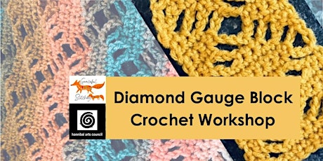 CROCHET WORKSHOP: Diamond Gauge Block