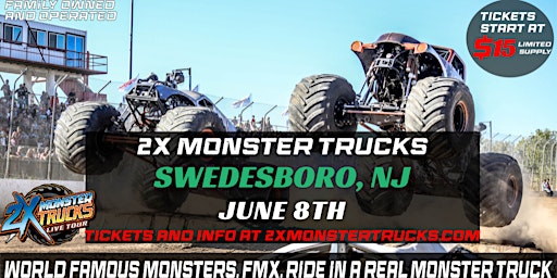 Primaire afbeelding van 2X Monster Trucks Live Swedesboro, NJ