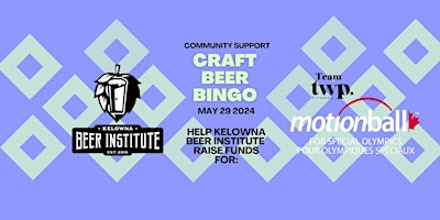 Community Support Craft Beer Bingo - Motionball primary image