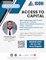 Access to Capital Workshop primary image