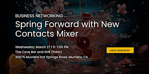 Spring Forward with New Contacts Mixer primary image