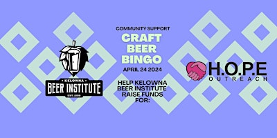 Primaire afbeelding van Community Support Craft Beer Bingo - HOPE