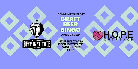 Community Support Craft Beer Bingo - HOPE