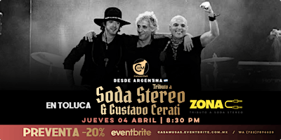 Imagen principal de ZONA C • Desde Argentina | Tributo Gustavo Cerati & Soda Stereo